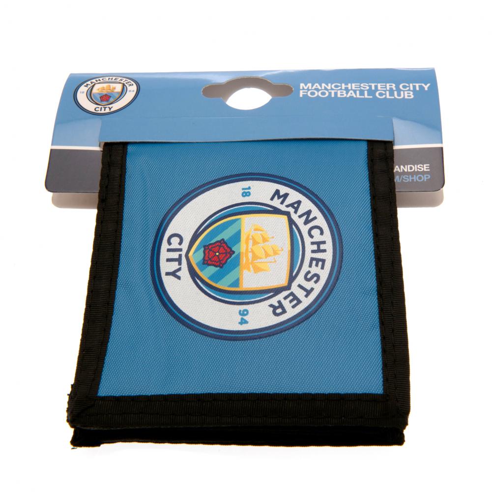 Manchester City FC Canvas Wallet: 5 - Wallets By Manchester City
