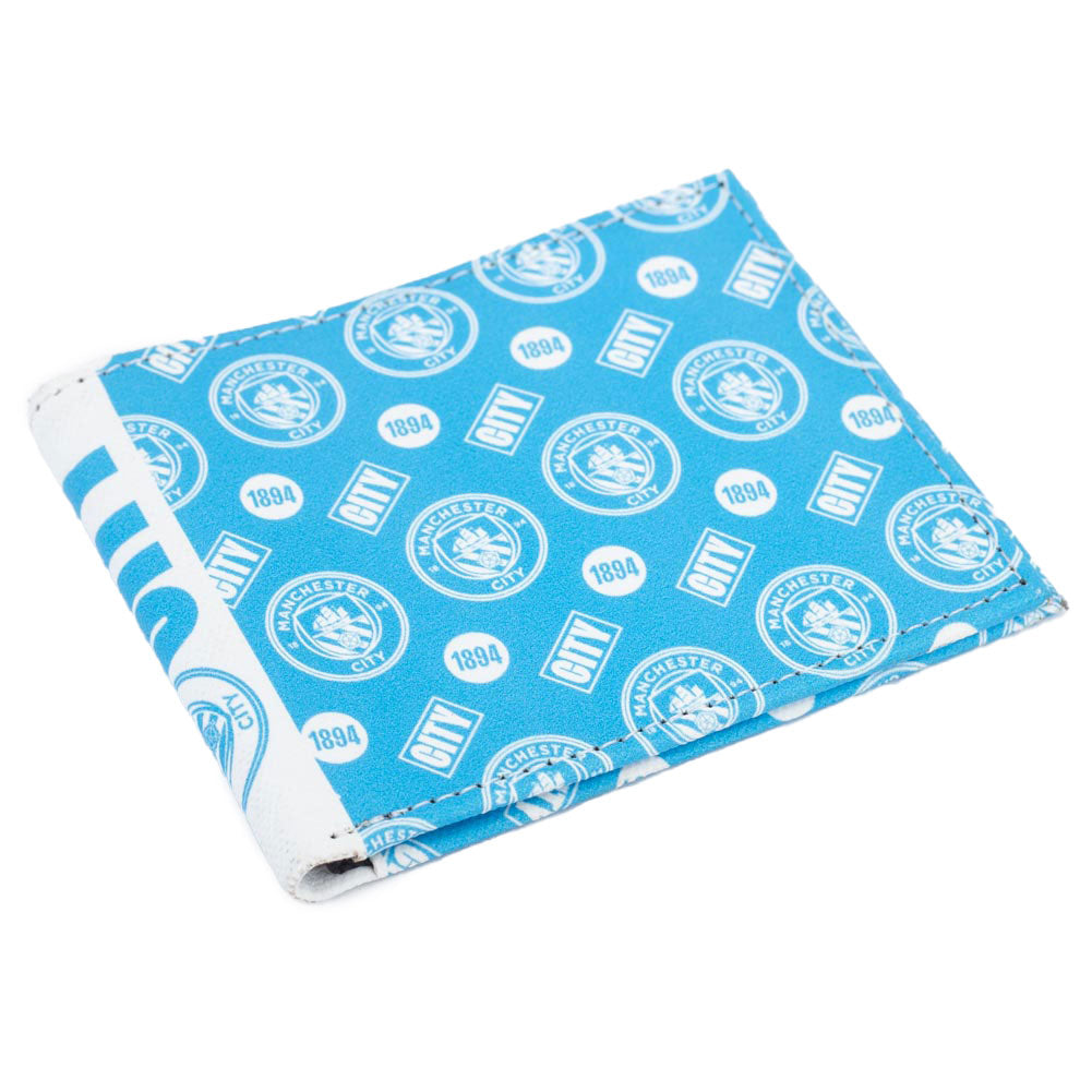 Manchester City FC Coloured Icon Wallet: 1 - Wallets By Manchester City