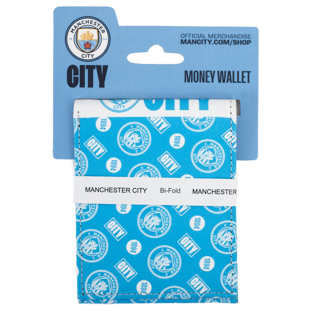 Manchester City FC Coloured Icon Wallet: 5 - Wallets By Manchester City