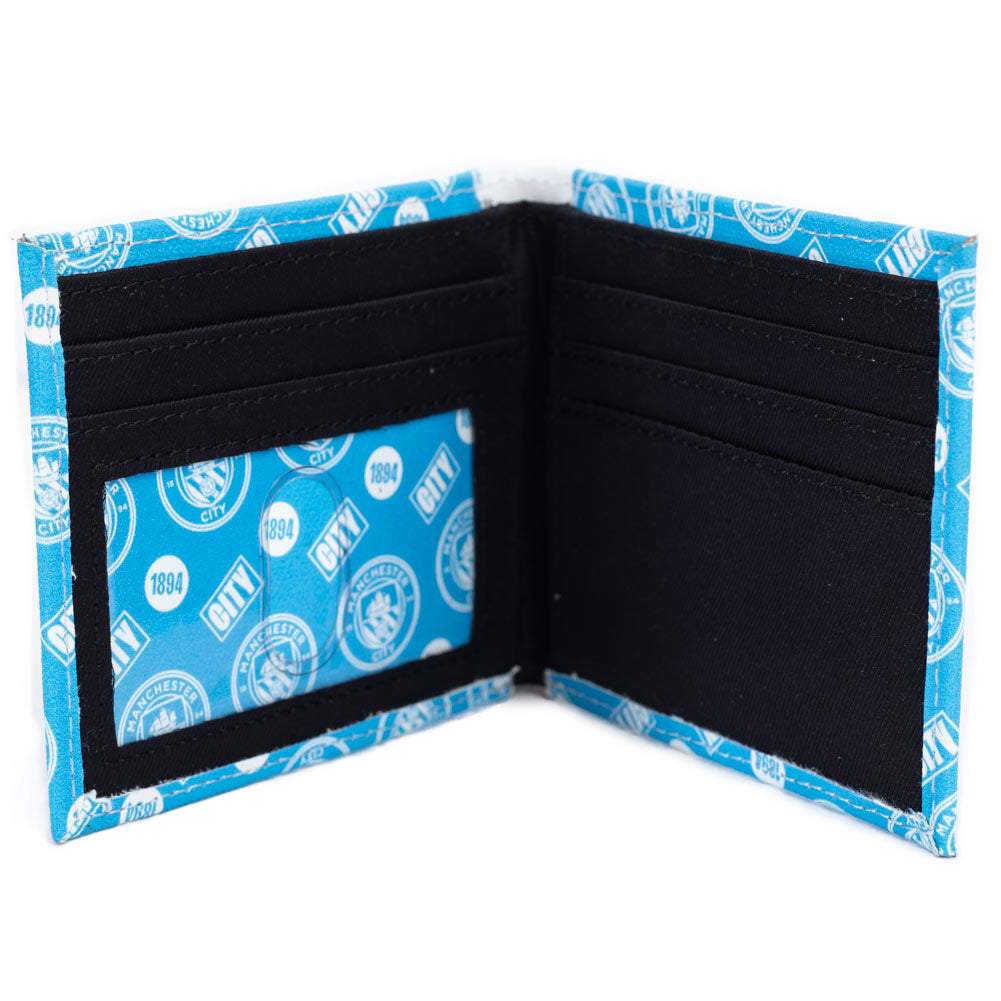 Manchester City FC Coloured Icon Wallet: 4 - Wallets By Manchester City