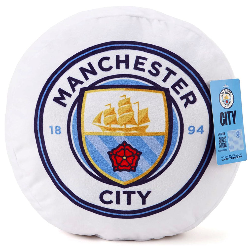 Manchester City FC Crest Cushion - Shop Cushions At Gift Moments - 4