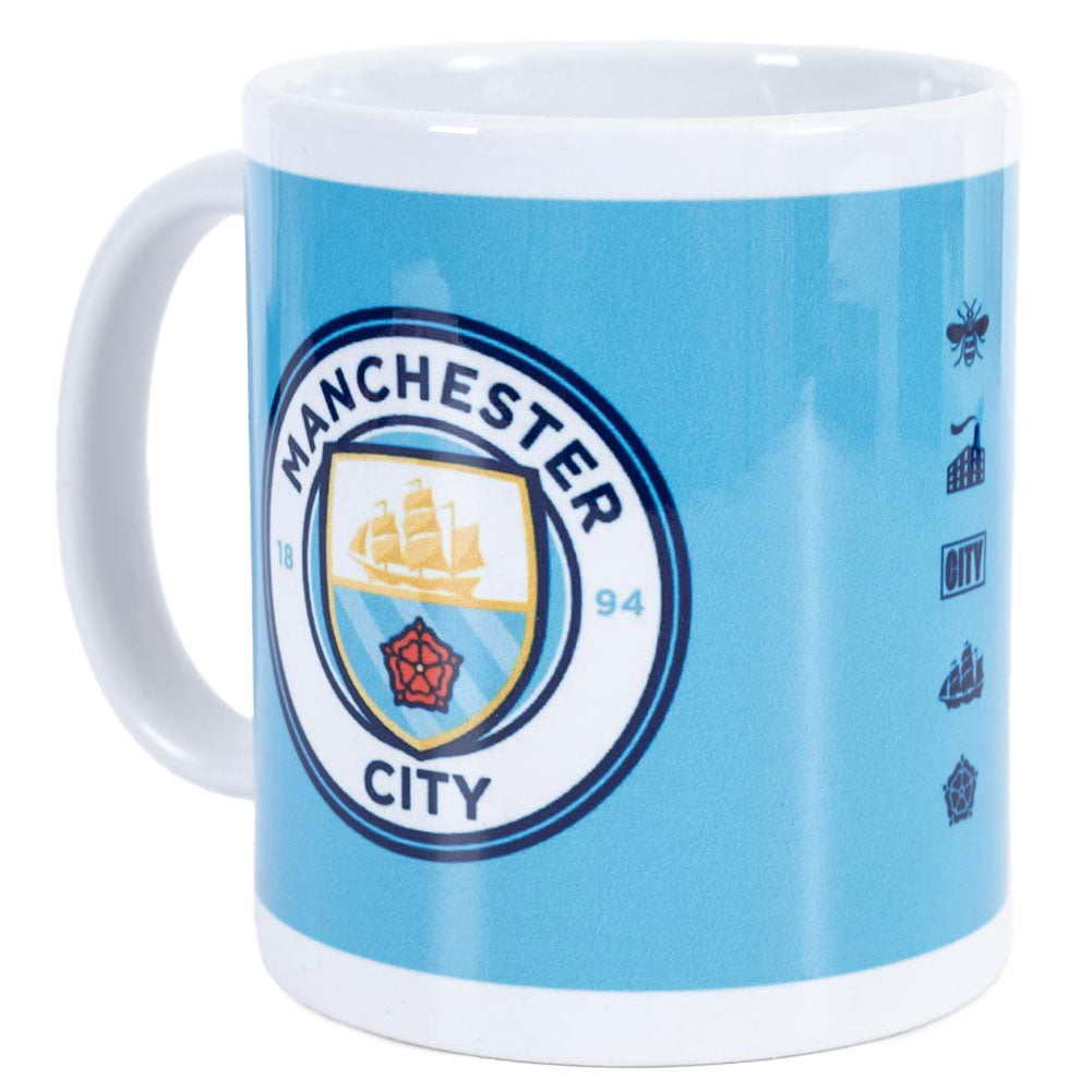 Manchester City FC Crest Mug: 1 - Mugs By Manchester City
