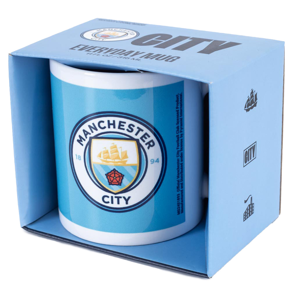 Manchester City FC Crest Mug: 4 - Mugs By Manchester City