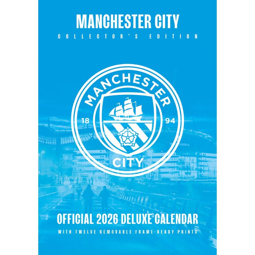 Manchester City FC Deluxe Calendar 2026: 1 - Calendars By Manchester City