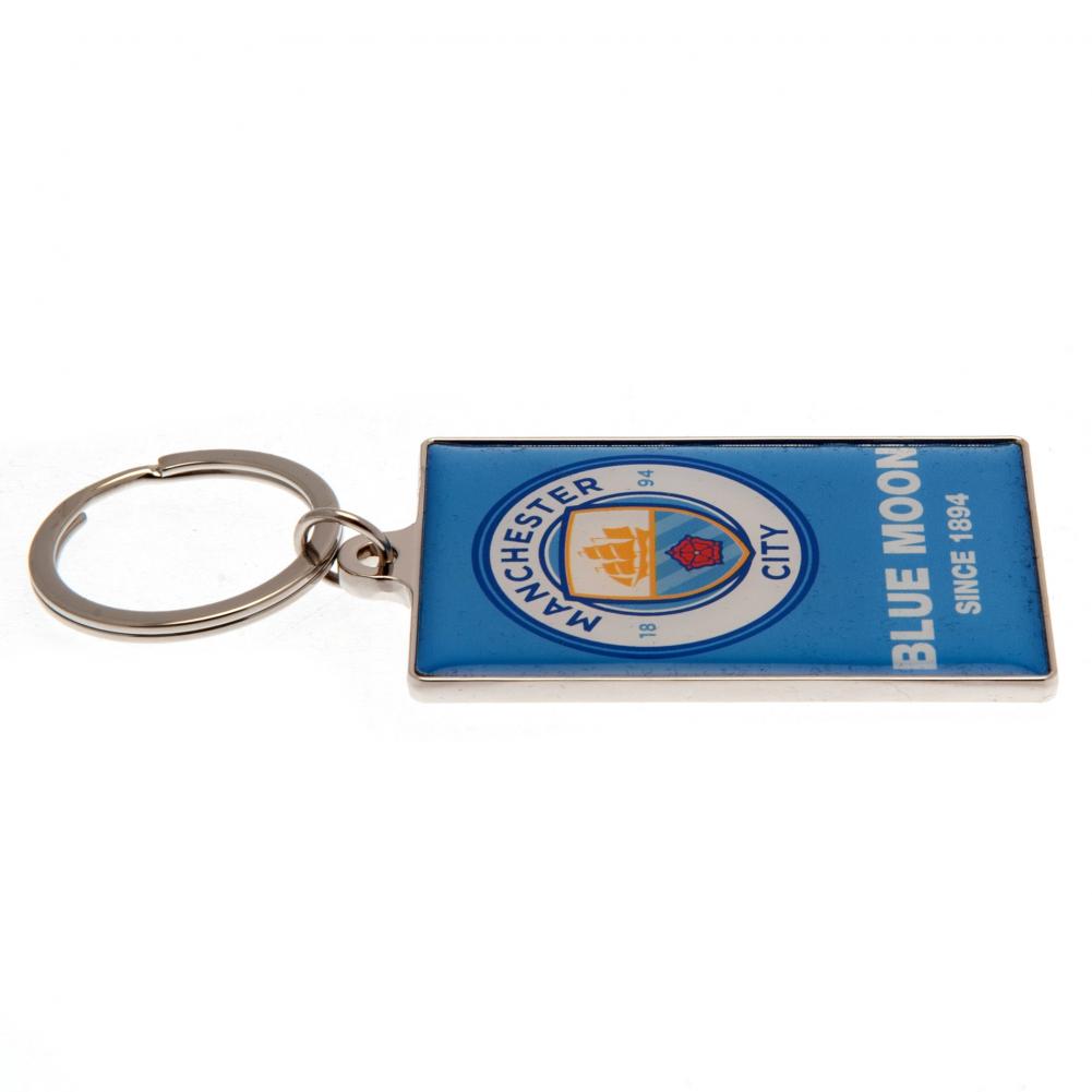Manchester City FC Deluxe Keyring: 3 - Keyrings By Manchester City