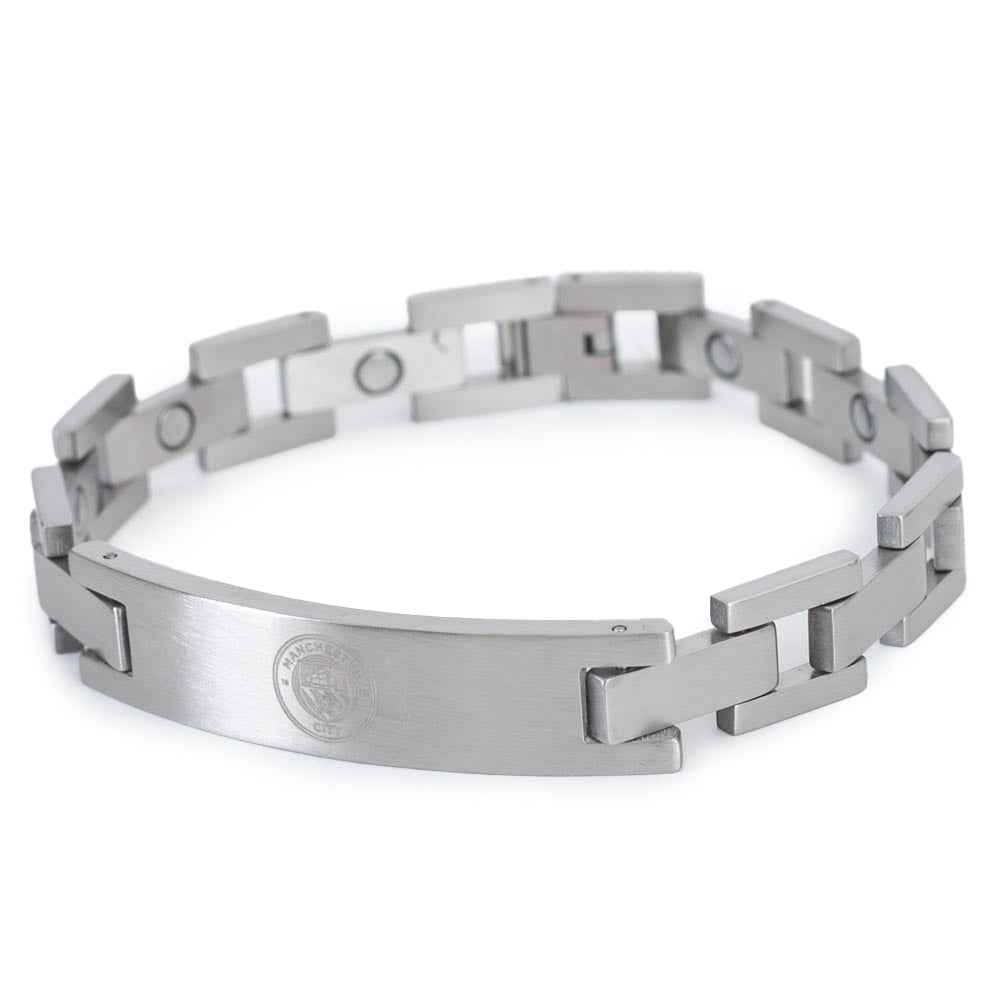 Manchester City FC Stainless Steel Bracelet - Shop Bracelets At Gift Moments - 1