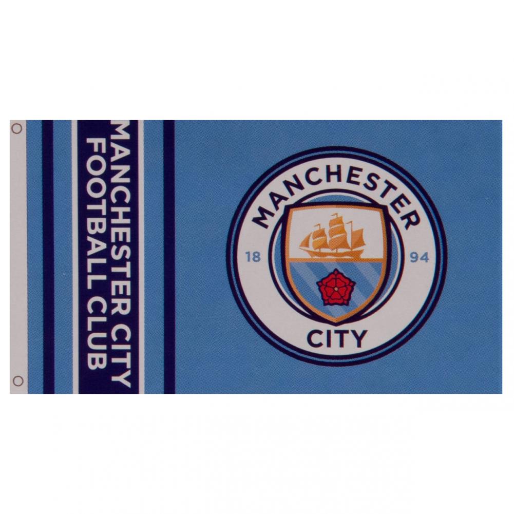 Manchester City FC Wordmark Flag: 2 - Flags & Banners By Manchester City