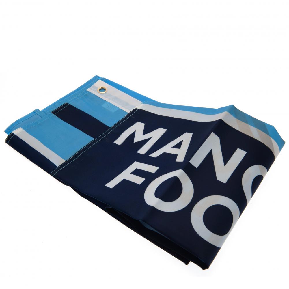 Manchester City FC Wordmark Flag: 3 - Flags & Banners By Manchester City