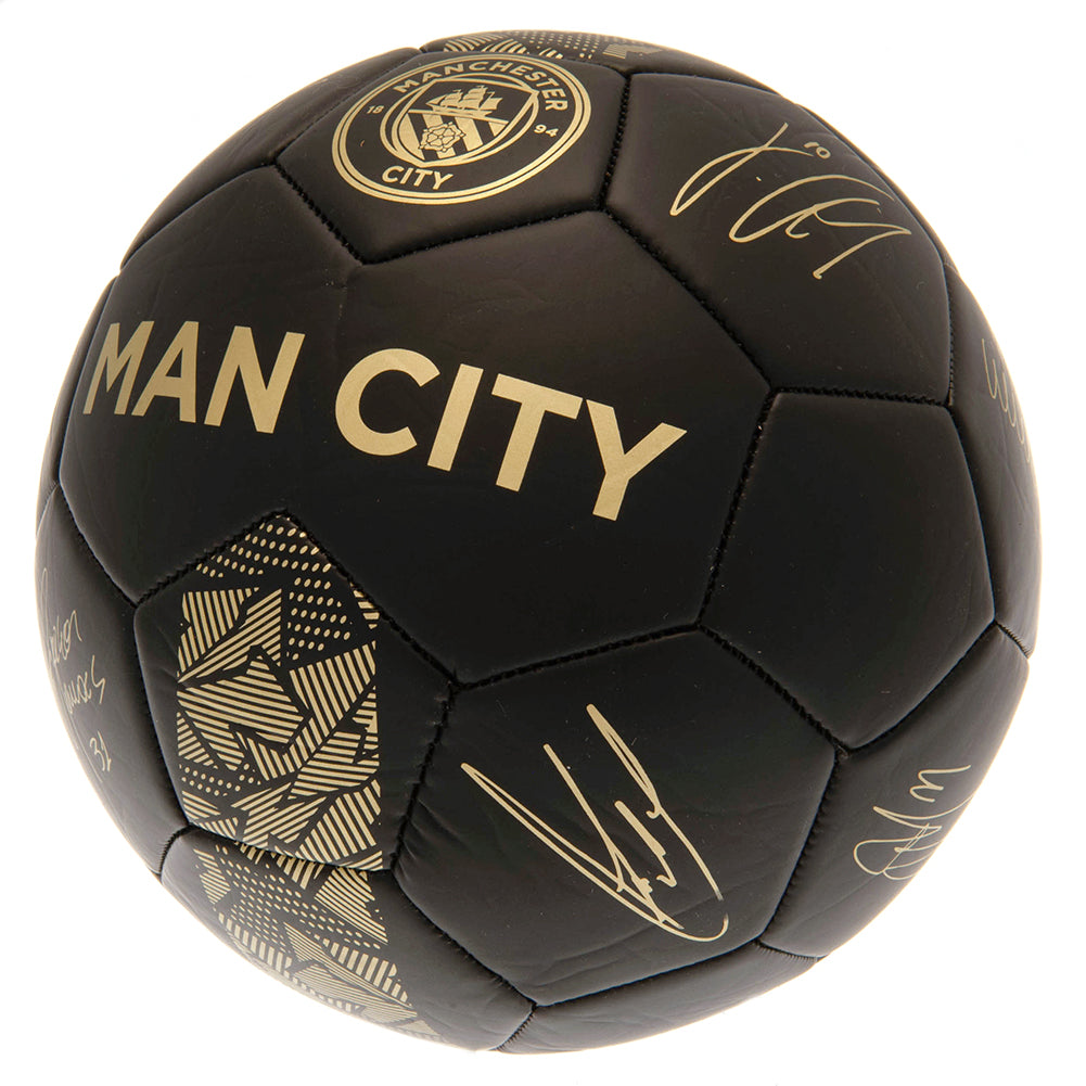Manchester City FC Sig Gold Phantom Football - Shop Balls At Gift Moments - 2