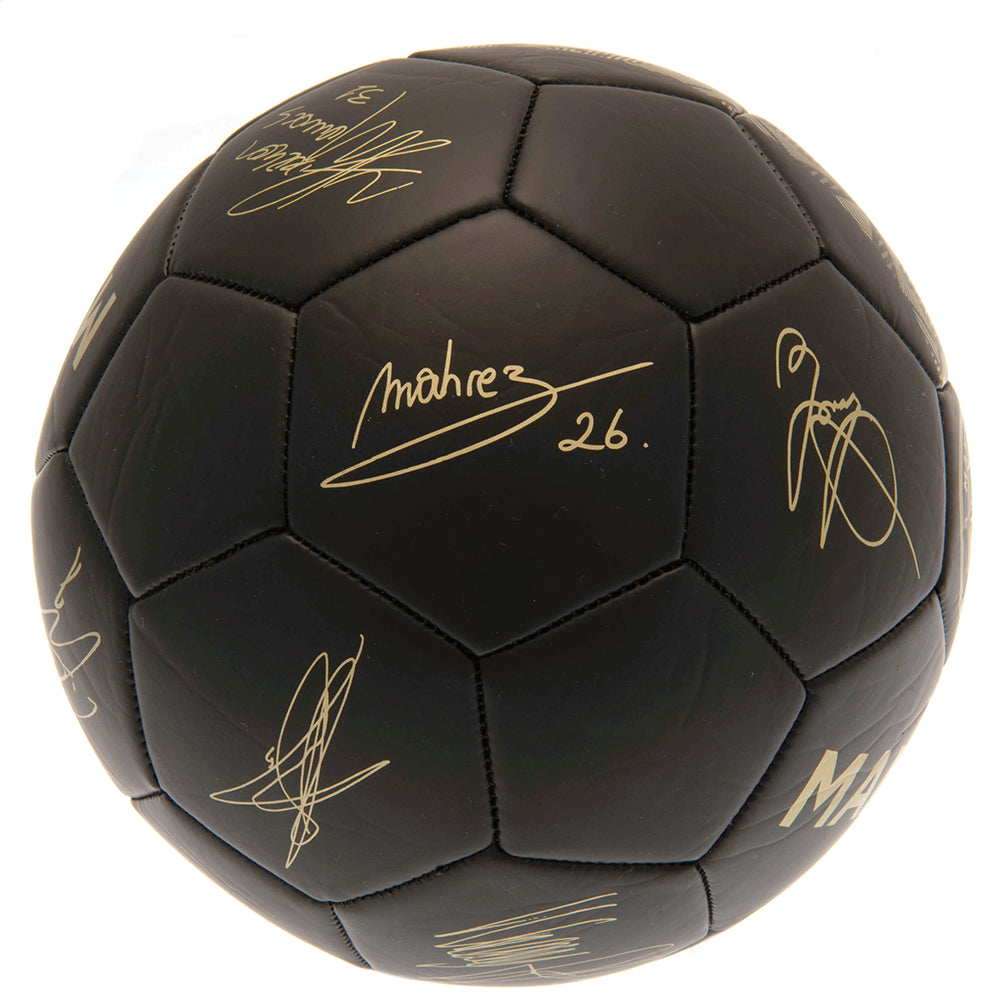 Manchester City FC Sig Gold Phantom Football - Shop Balls At Gift Moments - 3