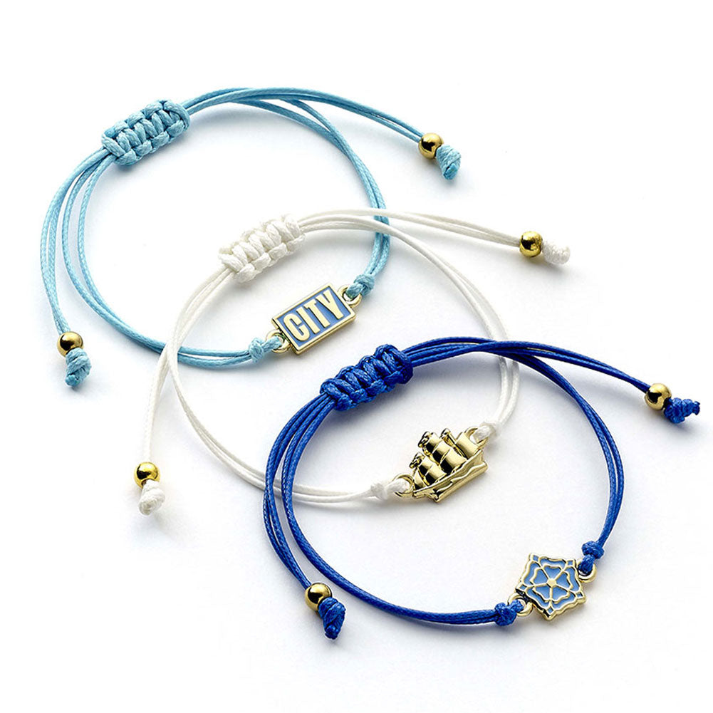 Manchester City FC Friendship Bracelet Set - Shop Bracelets At Gift Moments - 1