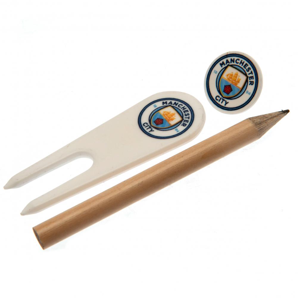Manchester City FC Golf Accessories Pack - Shop Gift Sets At Gift Moments - 3