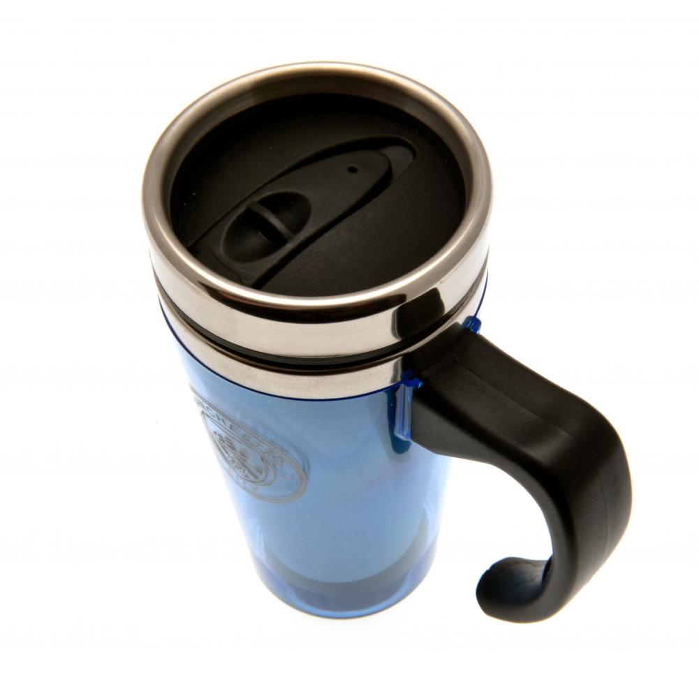 Manchester City FC Handled Travel Mug: 2 - Mugs By Manchester City