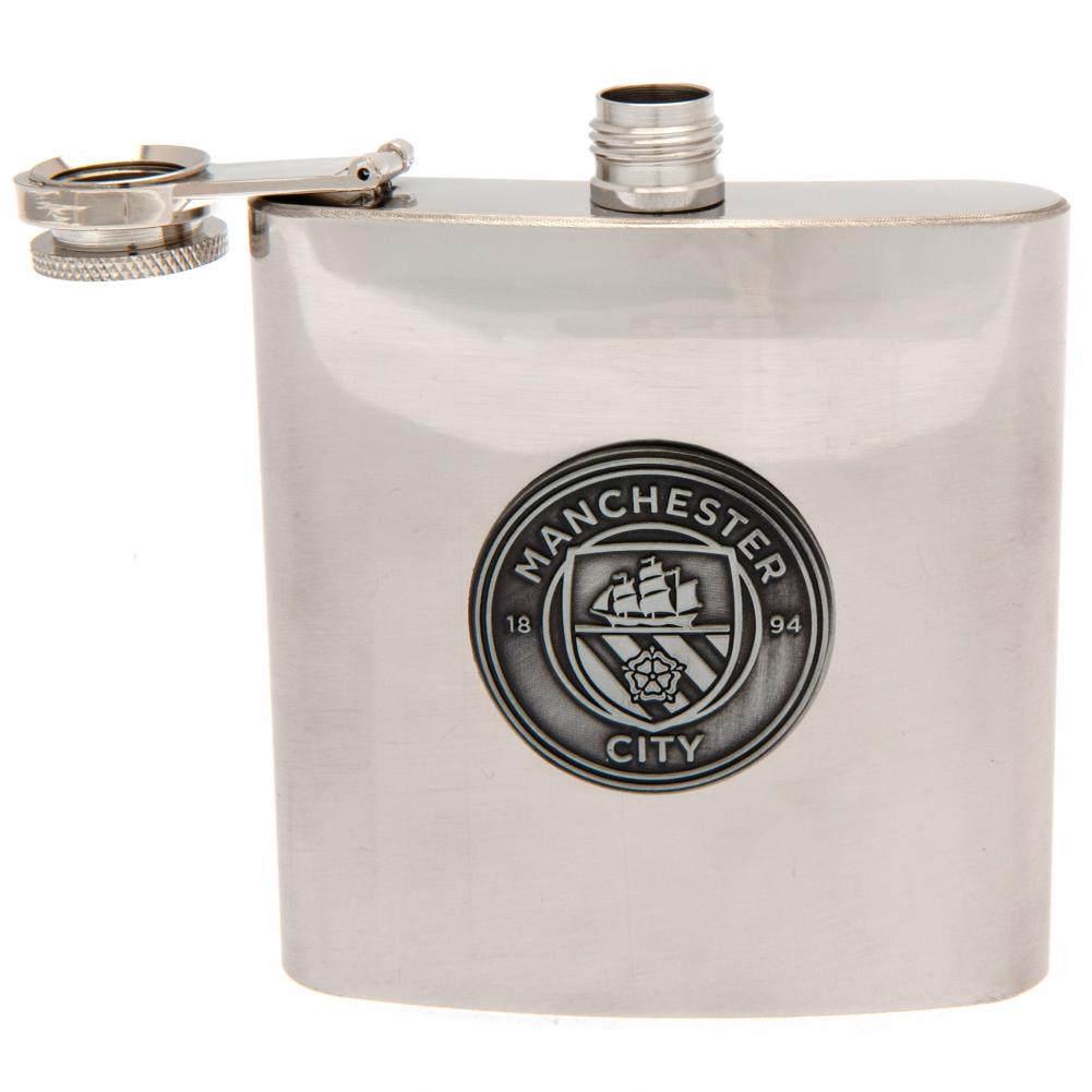 Manchester City FC Hip Flask: 3 - Hip Flasks By Manchester City