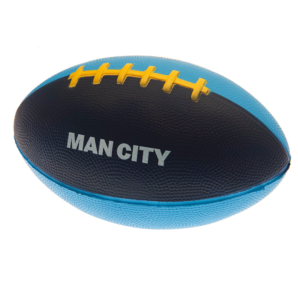 Manchester City FC Mini Foam American Football - Shop Balls At Gift Moments - 2