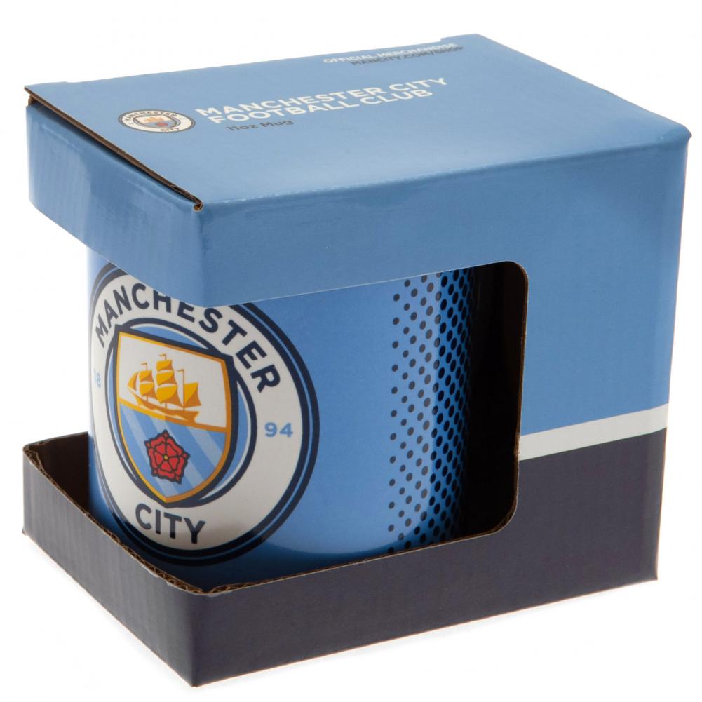 Manchester City FC Fade Mug: 4 - Mugs By Manchester City