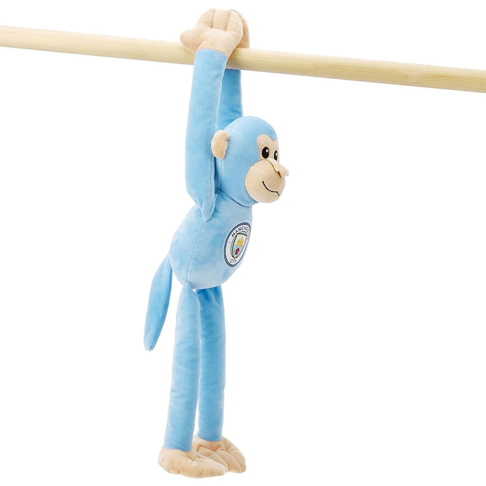 Manchester City FC Plush Hanging Monkey: 3 - Teddy Bears & Soft Toys By Manchester City