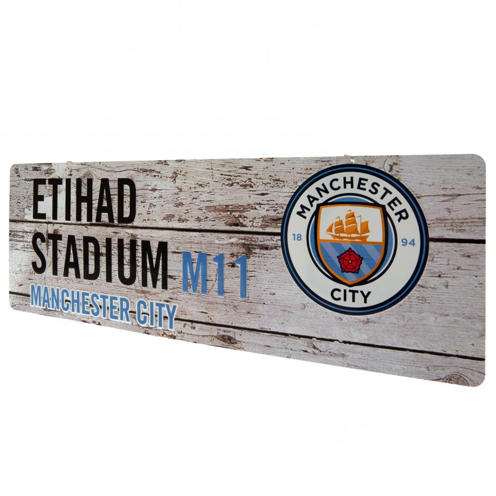 Manchester City FC Rustic Garden Sign: 2 - Signs & Plaques By Manchester City