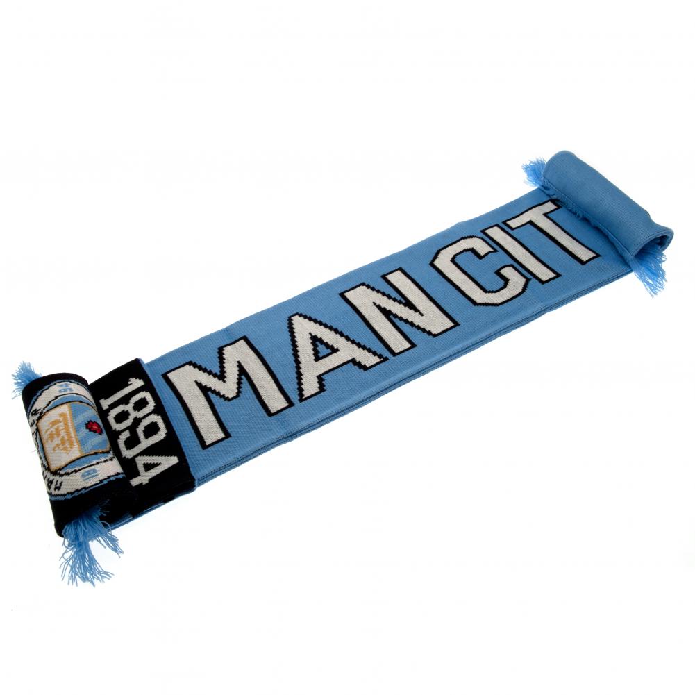 Manchester City FC Nero Scarf: 1 - Scarves By Manchester City