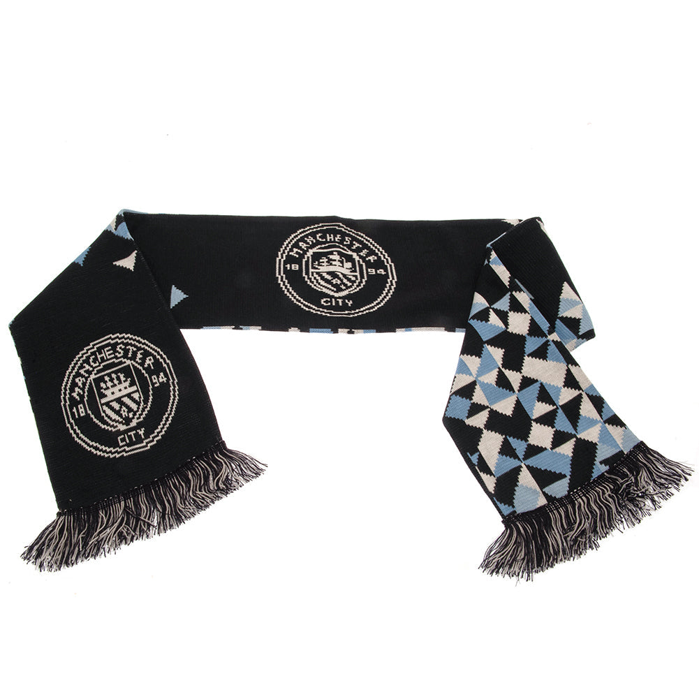 Manchester City FC Particle Scarf: 3 - Scarves By Manchester City
