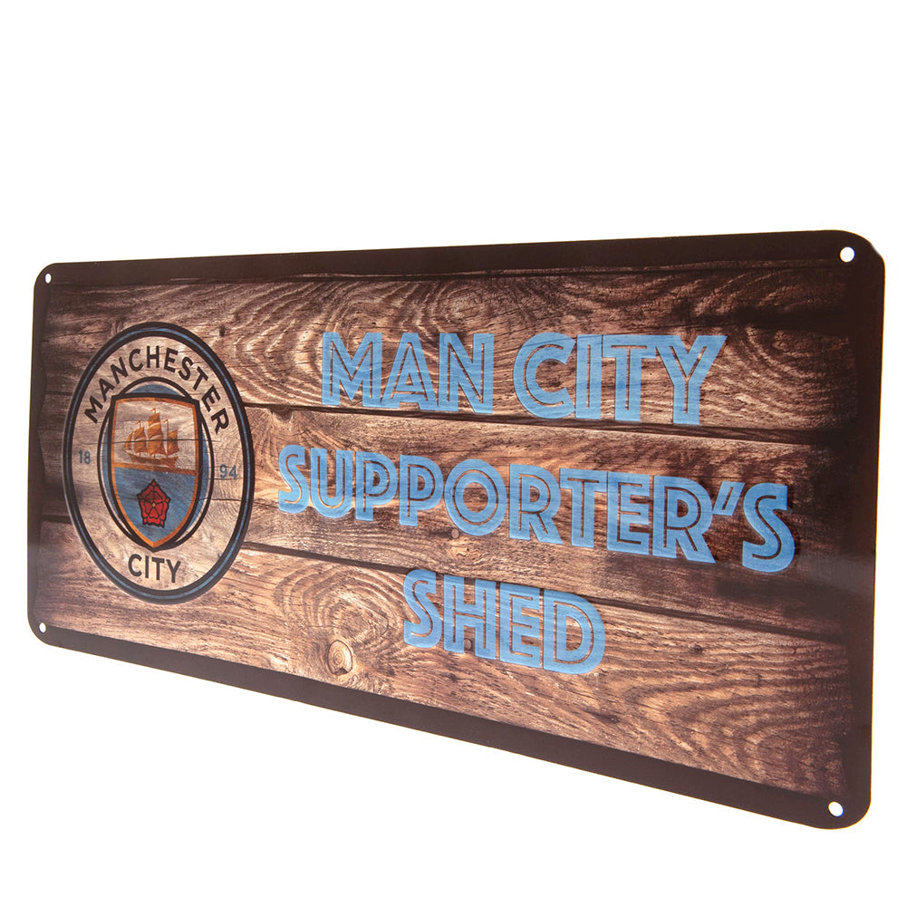 Manchester City FC Shed Sign - Shop Signs & Plaques At Gift Moments - 3