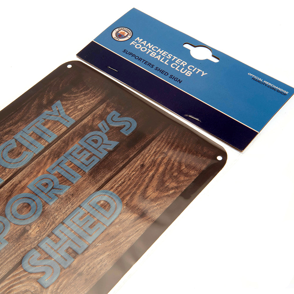 Manchester City FC Shed Sign - Shop Signs & Plaques At Gift Moments - 4
