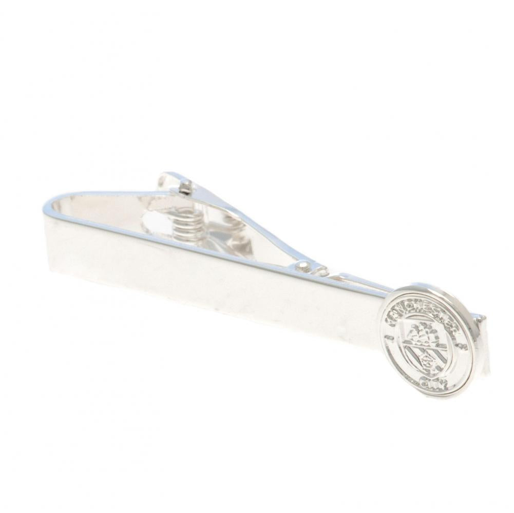 Manchester City FC Silver Plated Tie Slide: 2 - Cufflinks & Tie Slides By Manchester City