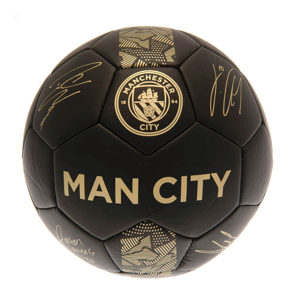 Manchester City FC Sig Gold Phantom Skill Ball - Shop Balls At Gift Moments - 1