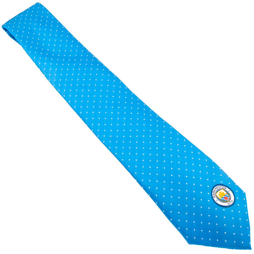 Manchester City FC Sky Blue Tie: 4 - Ties By Manchester City