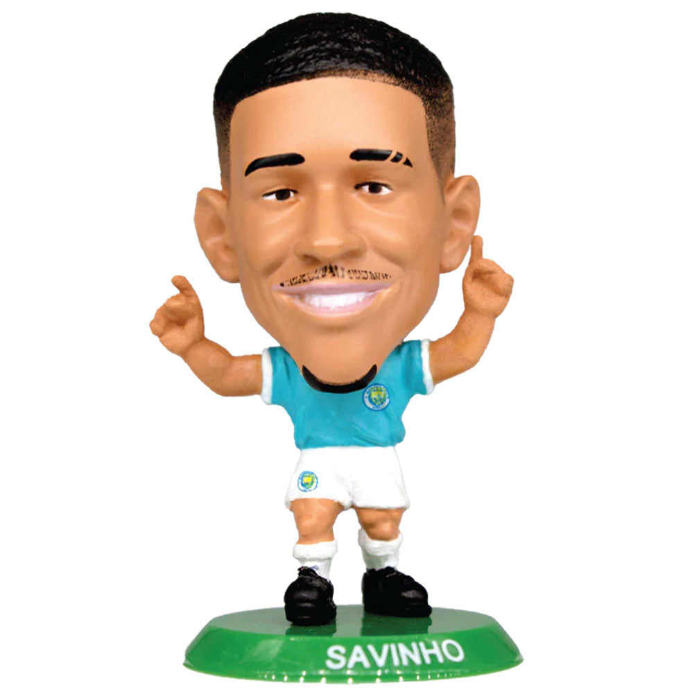 Manchester City FC SoccerStarz Savinho - Shop SoccerStarz At Gift Moments - 1