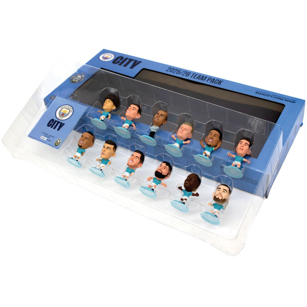 Manchester City FC SoccerStarz Season 25-26 Team Pack - Shop SoccerStarz At Gift Moments - 2