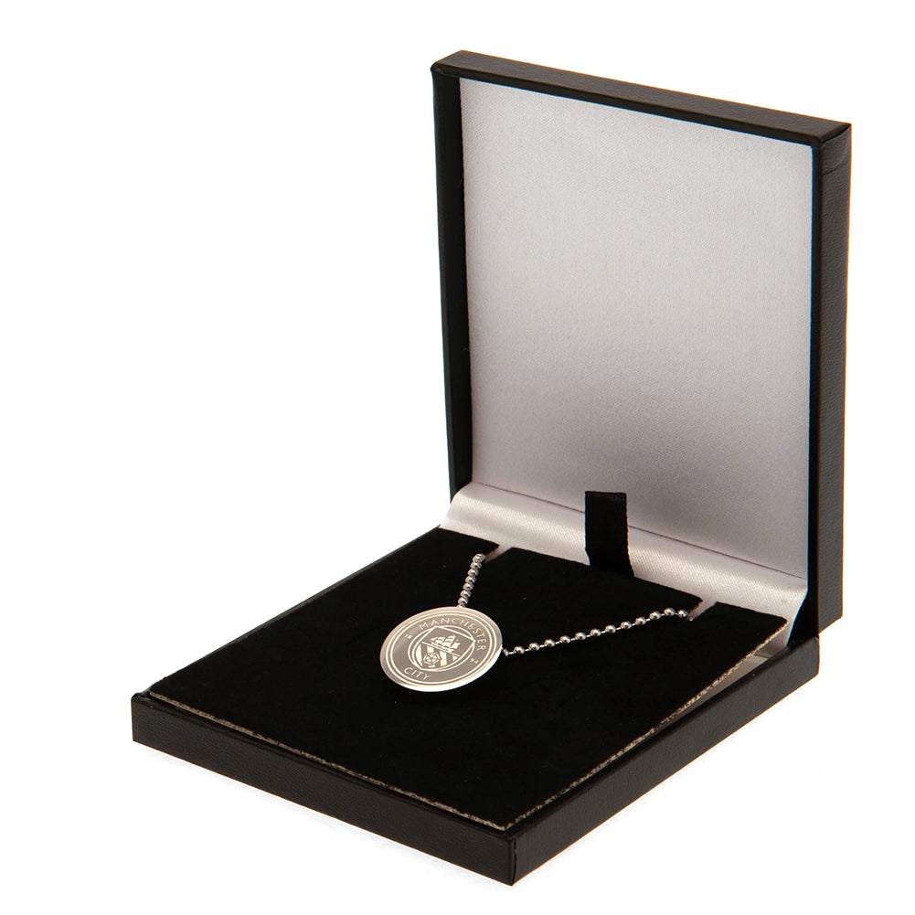 Manchester City FC Stainless Steel Pendant & Chain: 3 - Jewellery By Manchester City