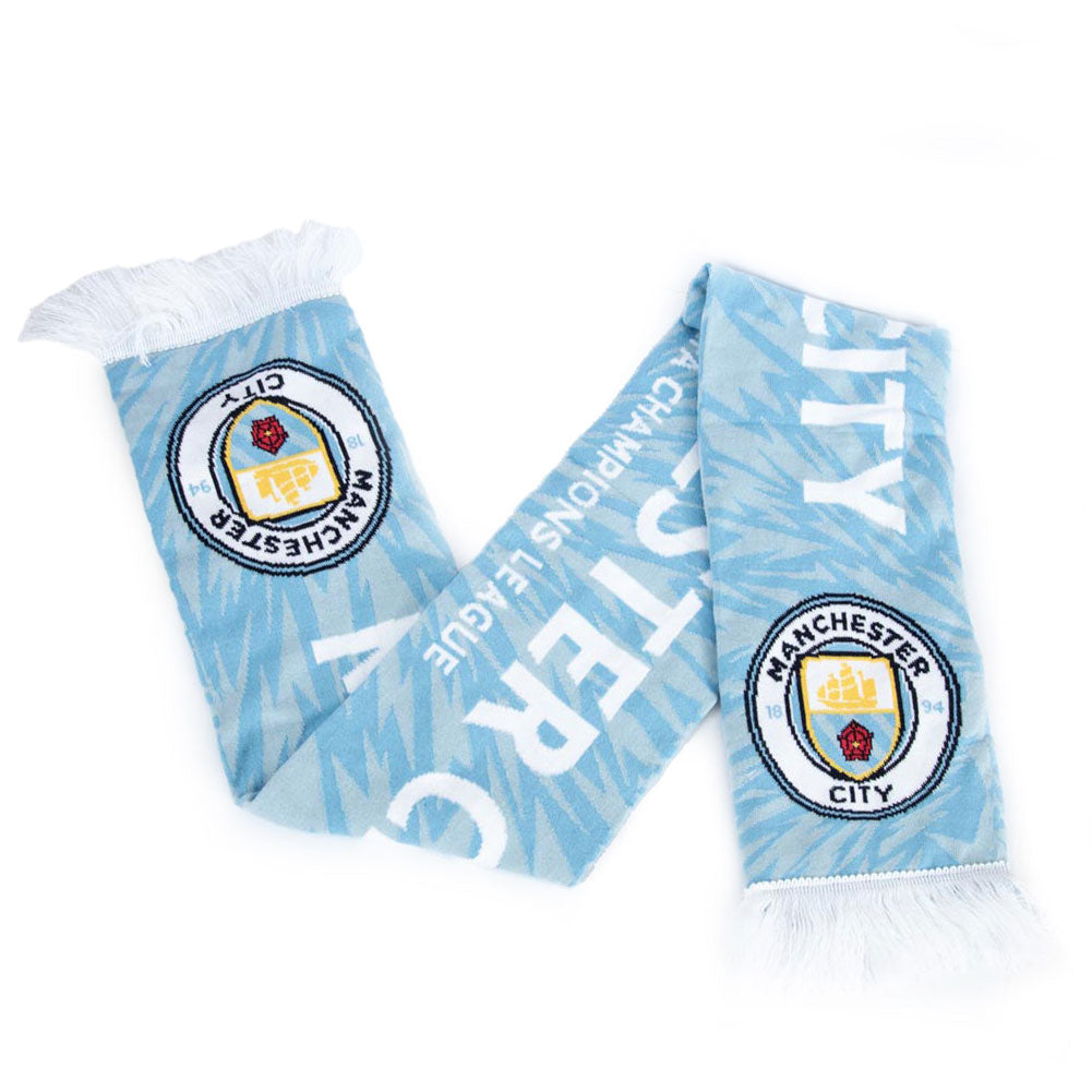 Manchester City FC UCL Scarf: 3 - Scarves By Manchester City