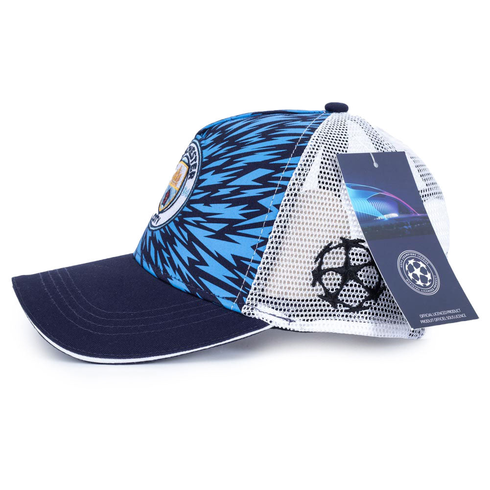 Manchester City FC UCL Trucker Cap: 4 - Caps & Hats By Manchester City