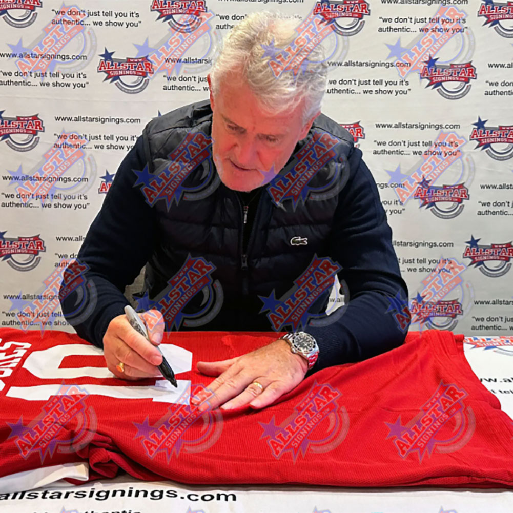 Manchester United FC 1985 Hughes Signed Shirt (Framed): 2 - Signed Memorabilia By Manchester United