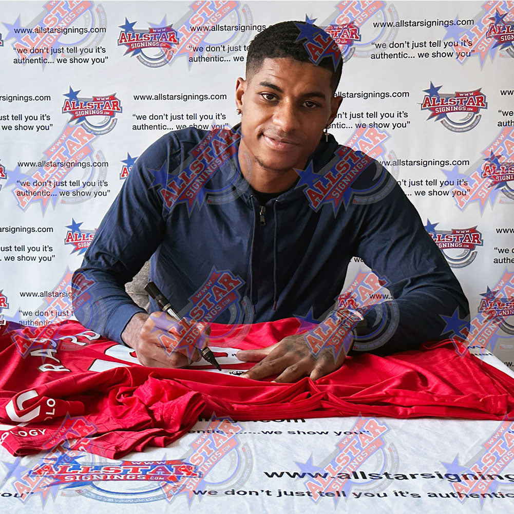 Manchester United FC Bruno Fernandes & Rashford Signed Shirts (Dual Framed): 3 - Signed Memorabilia By Manchester United