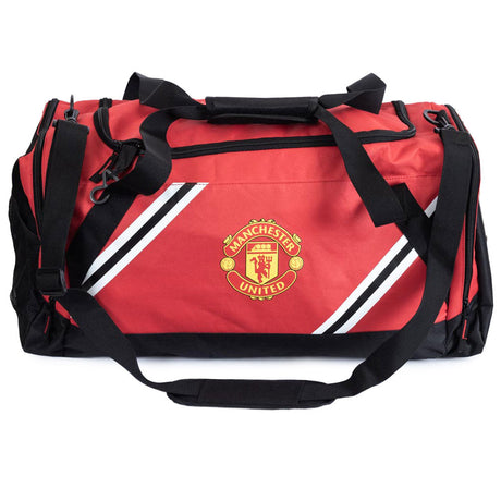 Manchester United FC Core Stripe Holdall: 5 - Bags By Manchester United