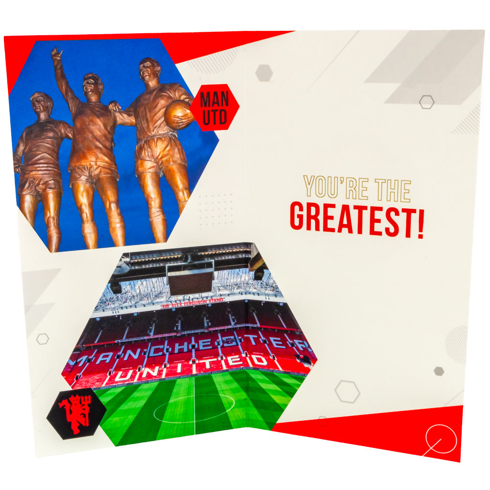 Manchester United FC Dad Birthday Card: 3 - Greeting Cards By Manchester United