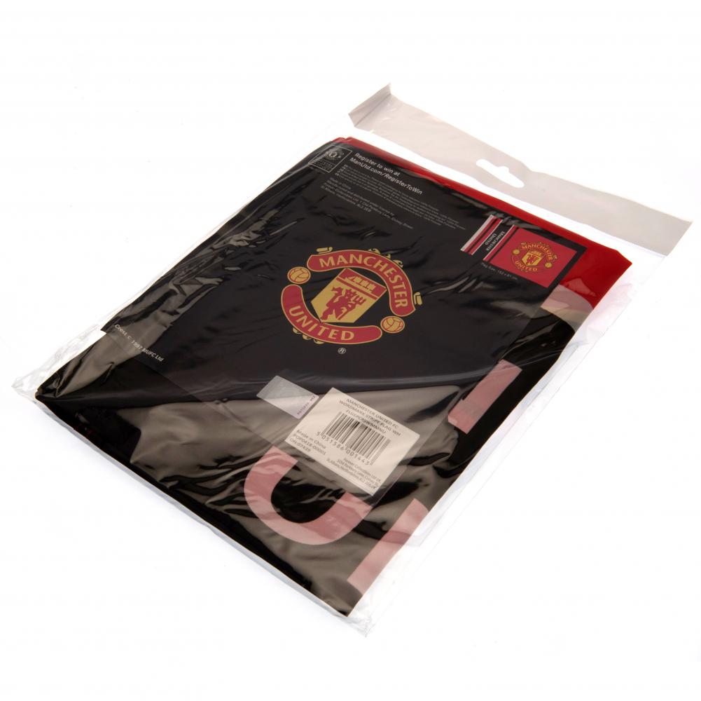 Manchester United FC Wordmark Flag: 4 - Flags & Banners By Manchester United