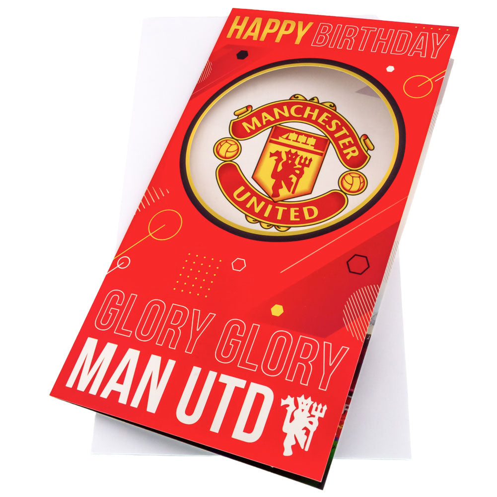Manchester United FC Glory Glory Birthday Card: 1 - Greeting Cards By Manchester United