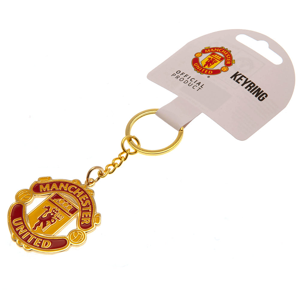 Manchester United FC Crest Keyring - Shop Keyrings At Gift Moments - 1