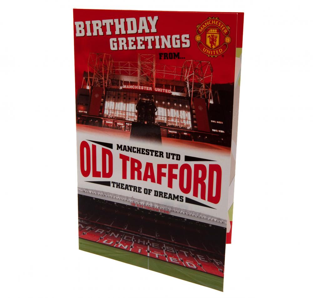 Manchester United FC Pop-Up Birthday Card: 1 - Greeting Cards By Manchester United