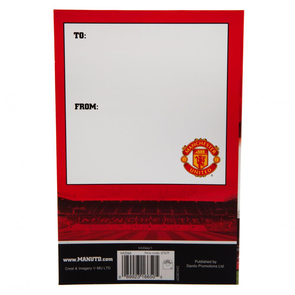 Manchester United FC Pop-Up Birthday Card: 3 - Greeting Cards By Manchester United