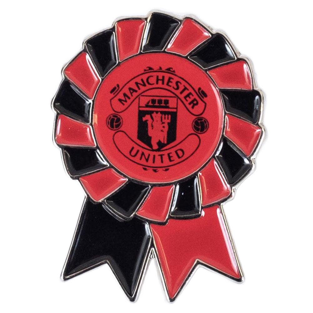 Manchester United FC Rosette Badge: 1 - Badges By Manchester United