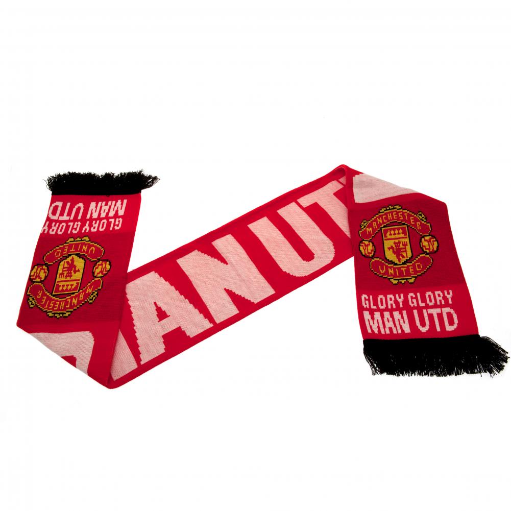 Manchester United FC Glory Glory Scarf - Shop Scarves At Gift Moments - 2