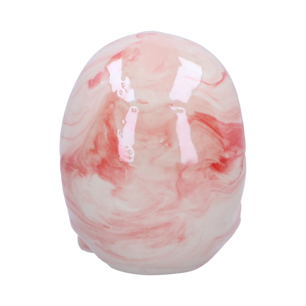 Marbellum Pink Marble Skull (Large) 13.5cm: 4 - Figures & Collectables By Gift Moments