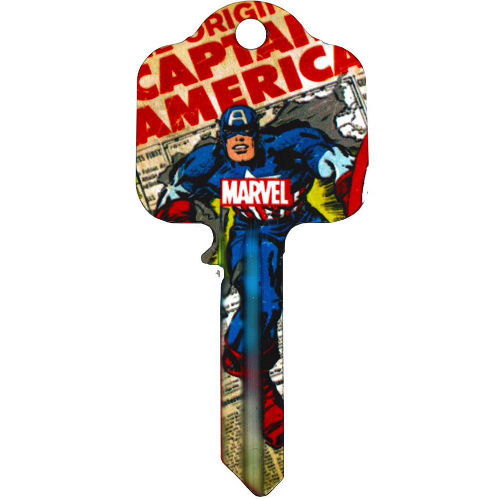 Marvel Comics Door Key Captain America: 1 - Door Keys By Marvel