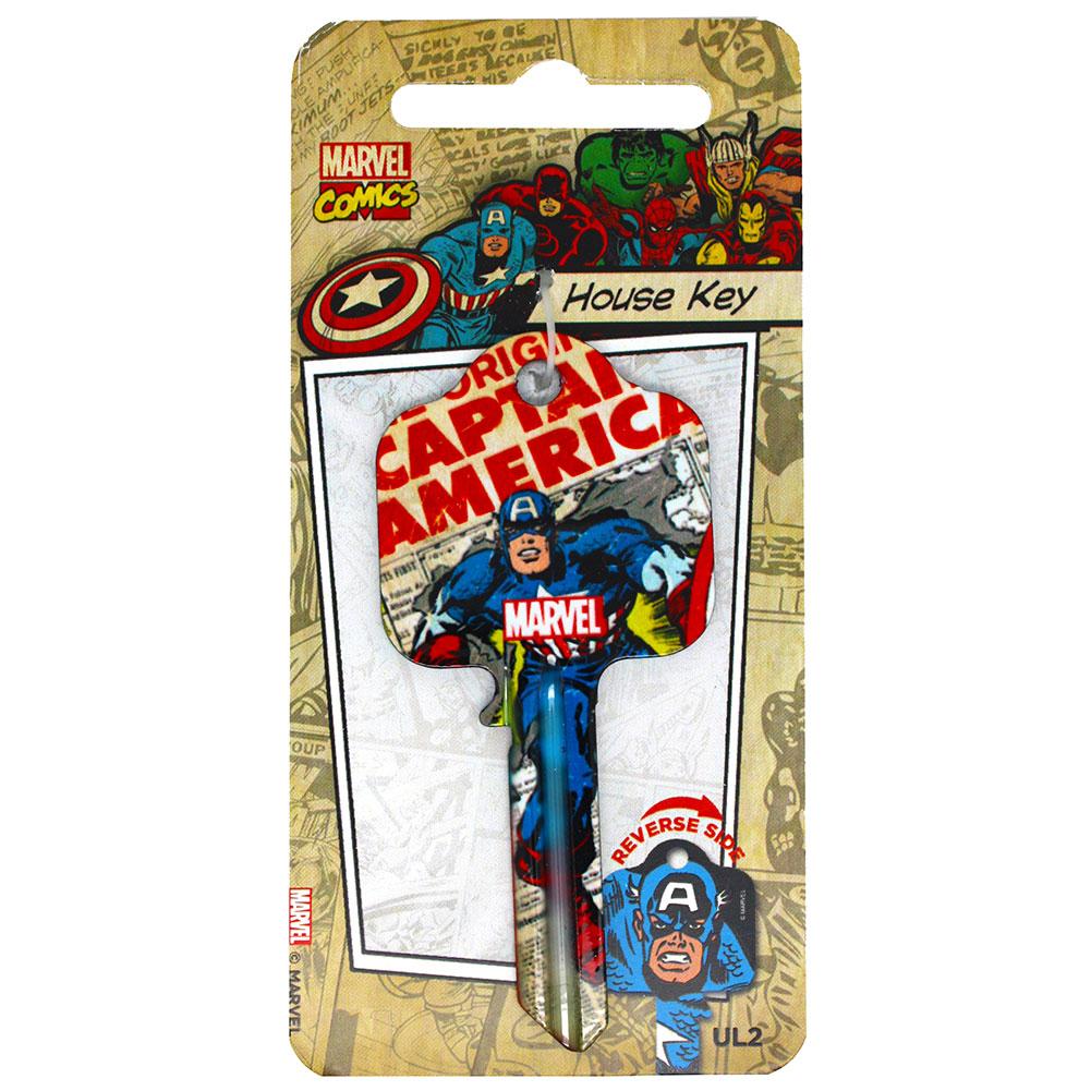 Marvel Comics Door Key Captain America: 3 - Door Keys By Marvel