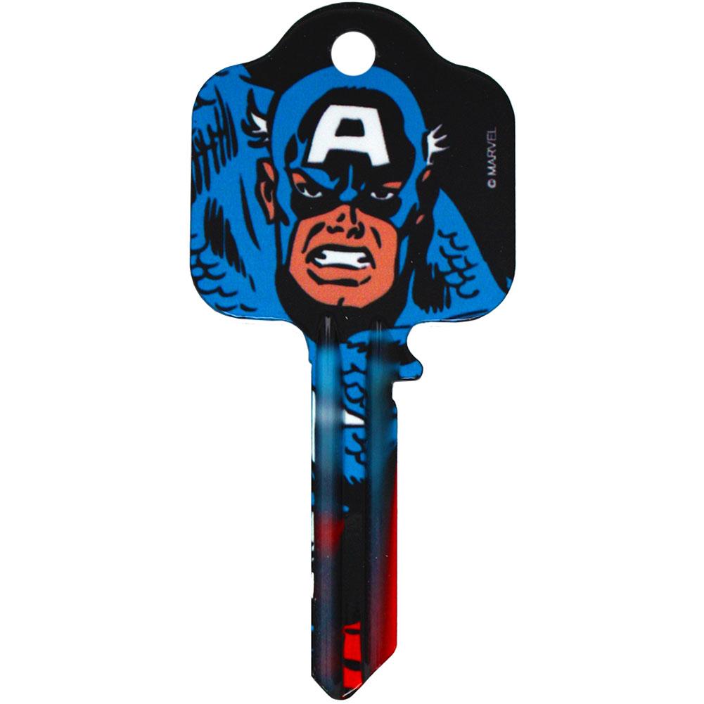 Marvel Comics Door Key Captain America: 2 - Door Keys By Marvel