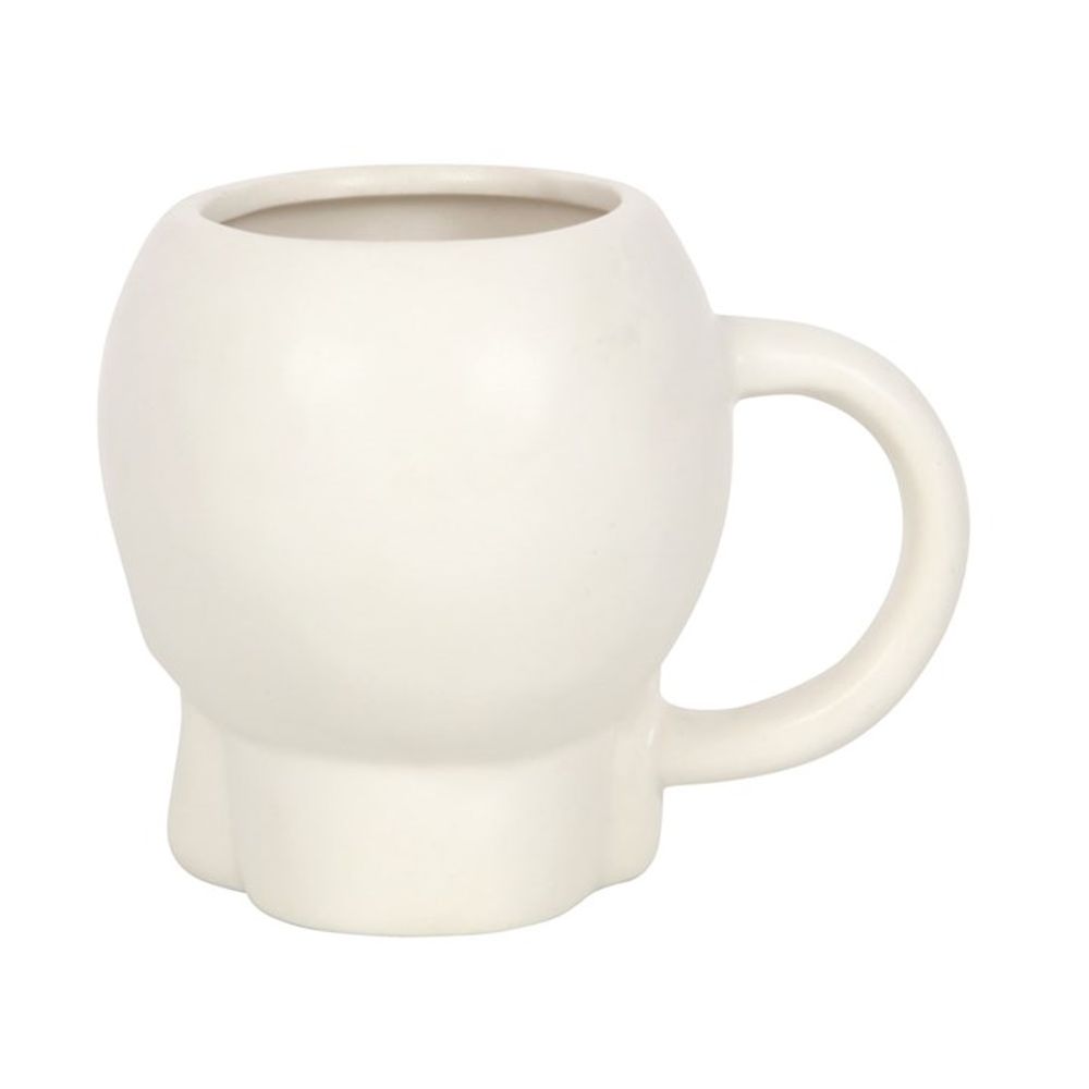 Matte White Skull Mug: 4 - Mugs By Gift Moments